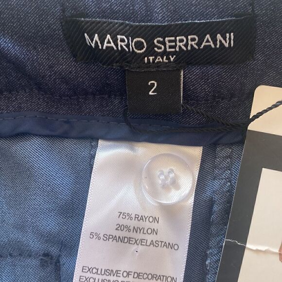 Mario Serrani Womens Italy Comfort Stretch Shorts Size 2 NWT - Picture 10 of 14